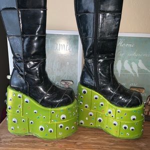 Demonia stacked one of a kind googly eyes